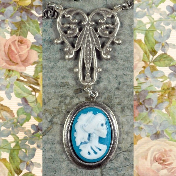 Raw Brass Vintage Simple Cameo Frames for 13mm x 18mm - Set of Six - B-F11