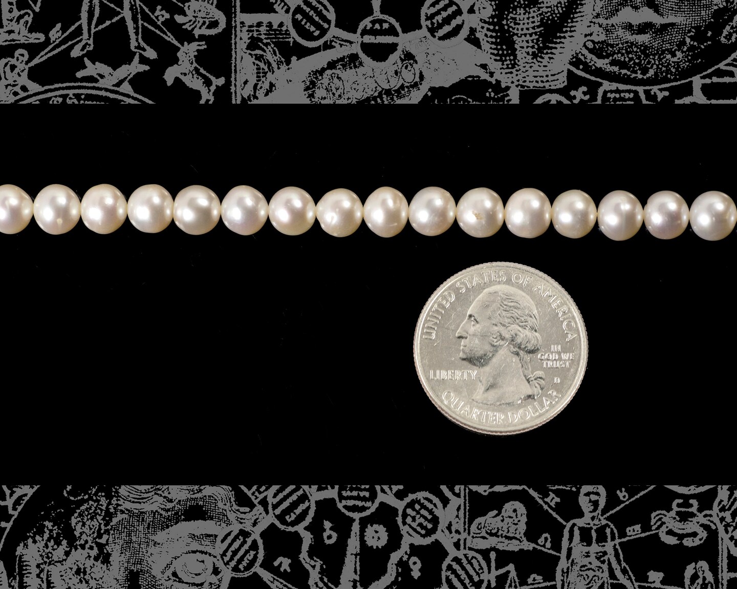 6.5mm Cream Freshwater Pearls - XXX - Pearl11