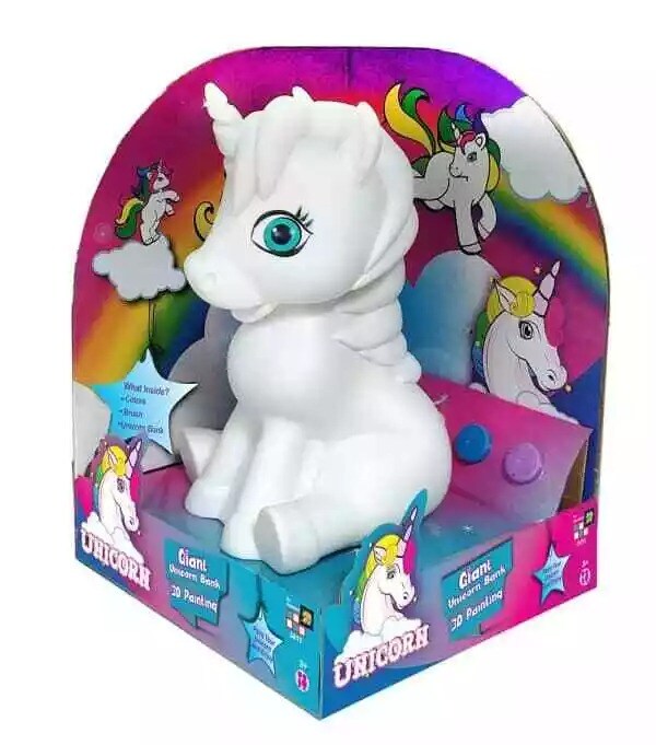 AMAV Unicorn Bank - DIY Paint Your Own Unicorn