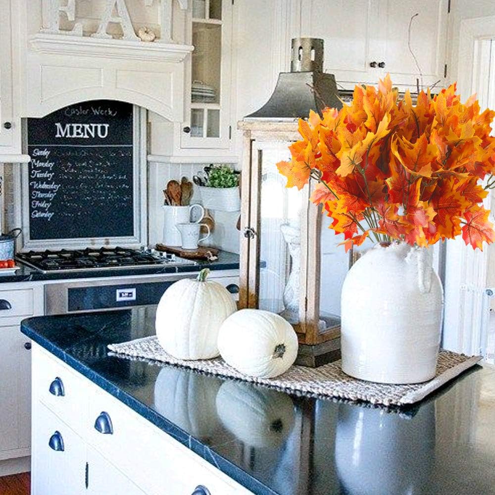 Artificial Maple Leaves Branches