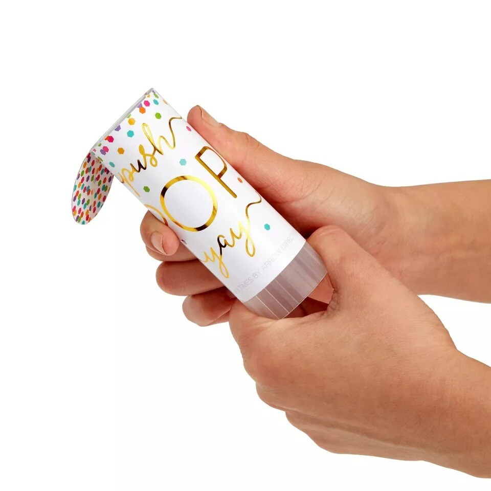 20 Pack Rainbow Confetti Shakers for Wedding, New Years Eve Party Supplies