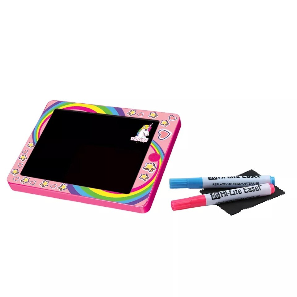 Amav Unicorn Glow Pad - Portable Unicorn Tablet-Sized Drawing Board