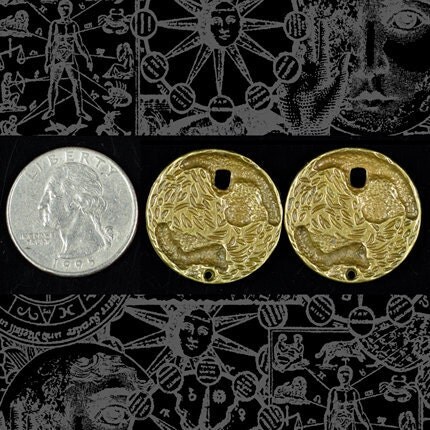 Bronze Finish Faux Pocket Watch Bronze Finish Steampunk Pocket Watches Pendants - Set of Four - ZB-P07