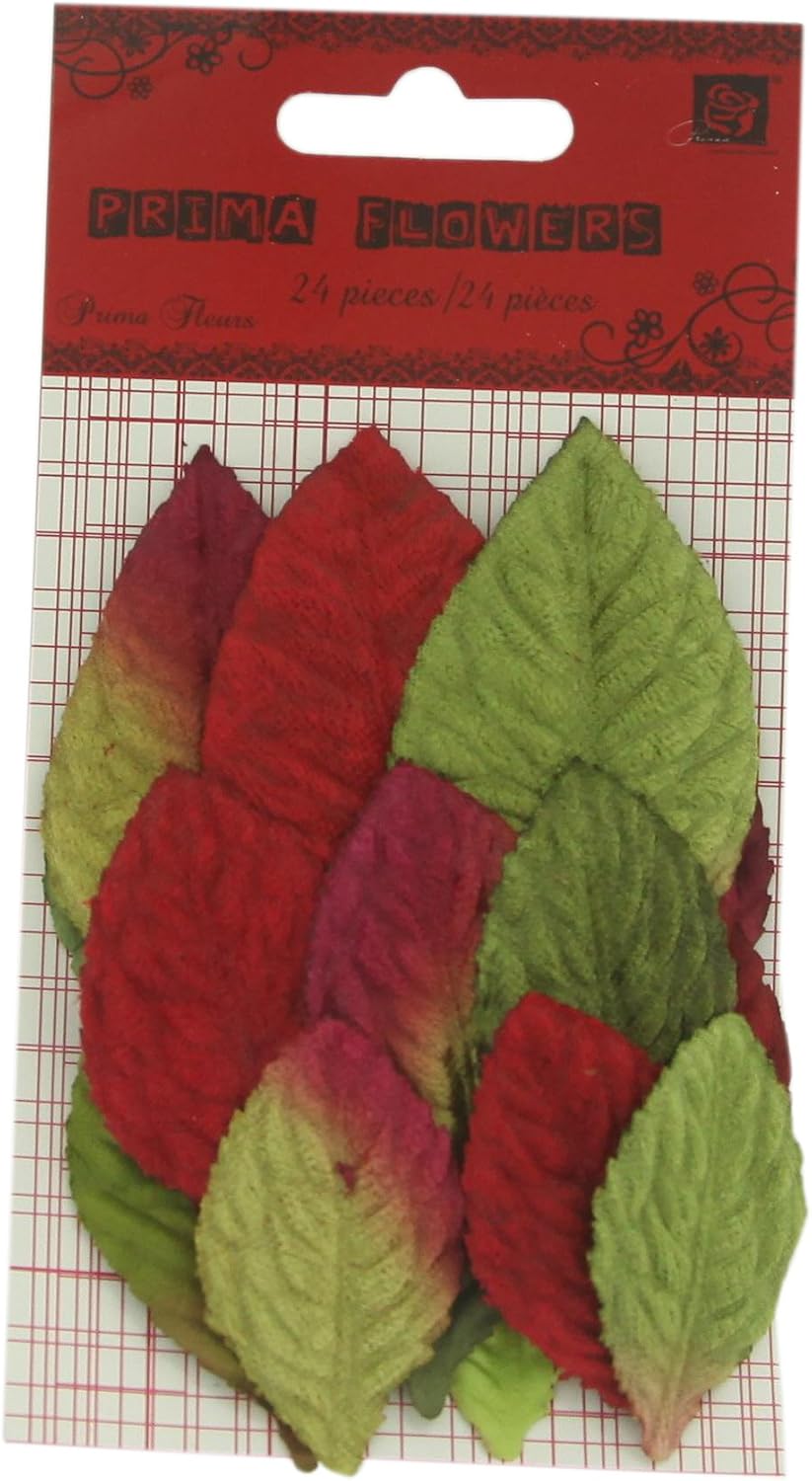 Prima Marketing 655350715625 Fall Leaves Assorted Pillow Pack, Red/Green