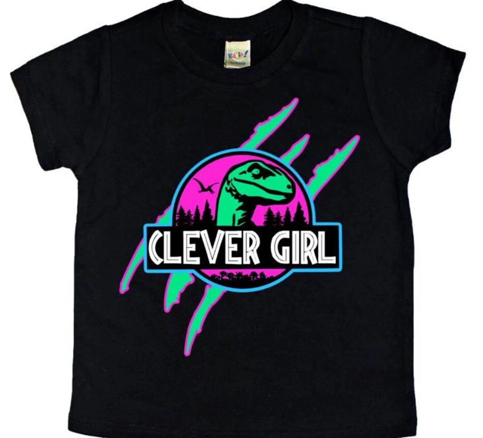 Jurassic Park Clever Girl Toddler Shirt Toddler Shirt, Kids Jurassic Park  Raptor Kids Shirt MakerPlace by Michaels