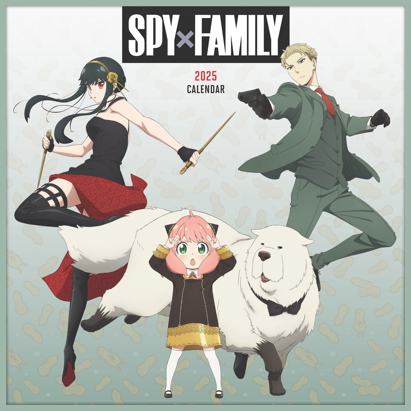 Spy X Family OFFICIAL | 2025 12 x 24 Inch Monthly Square Wall Calendar | Cal Ink | Japanese Manga TV