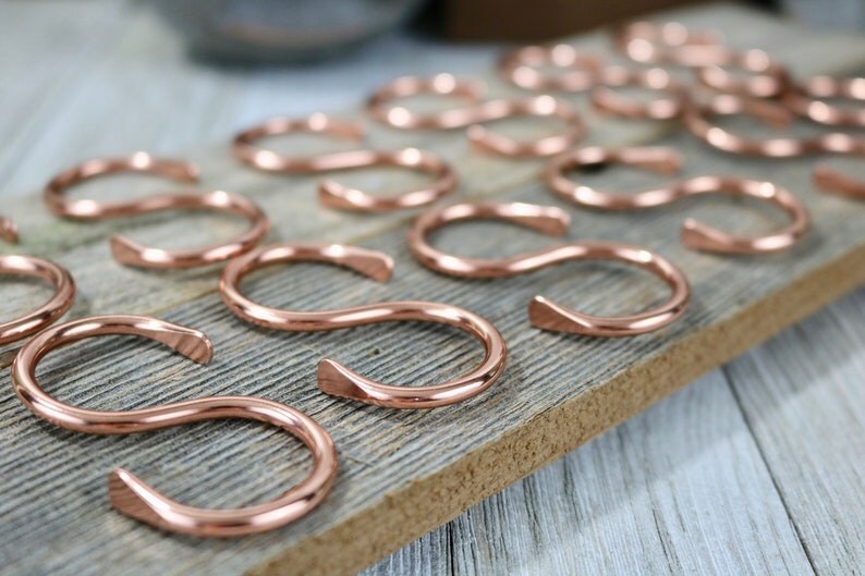 product name is Solid Copper S-Hooks · Utility Hooks, 2" long