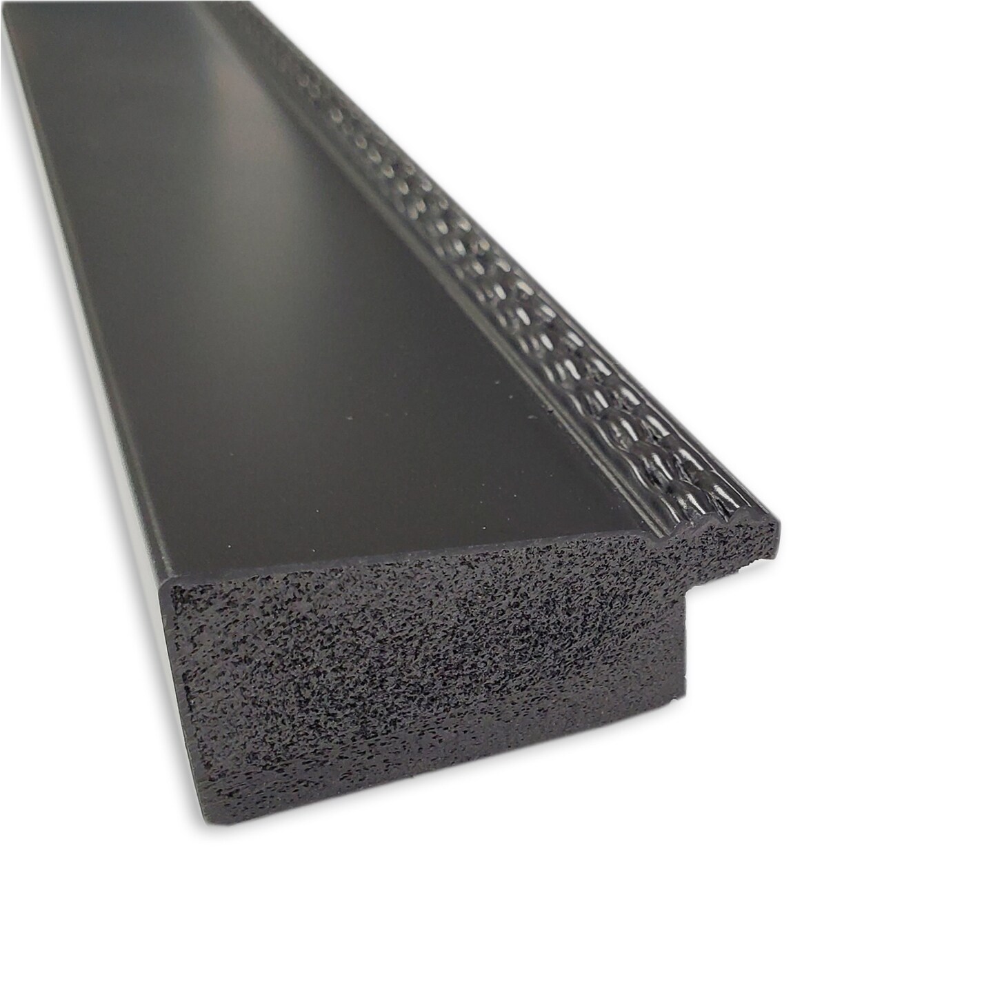 Amanti Art Mirror Makeover Bathroom Mirror Frame Border Kit - Fully Assembled Peel and Stick Frame - Mirror NOT Included - Avon Black Trim