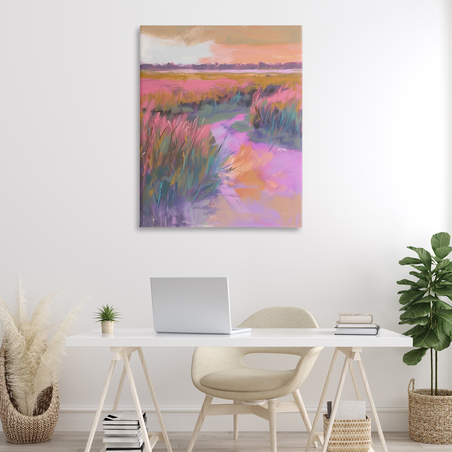 Stupell Industries Autumnal Marsh Landscape Canvas Design by Arlington Prints