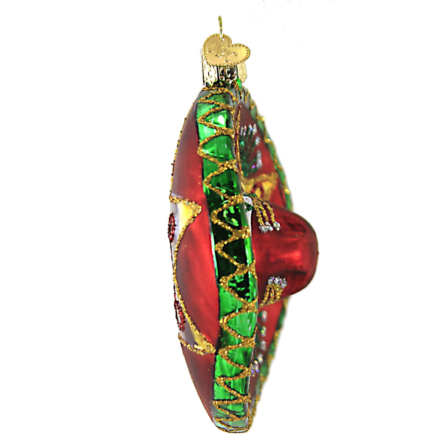Old World Christmas 4.5 Inch Sombrero Christmas Tree Ornament , Spain Mexico