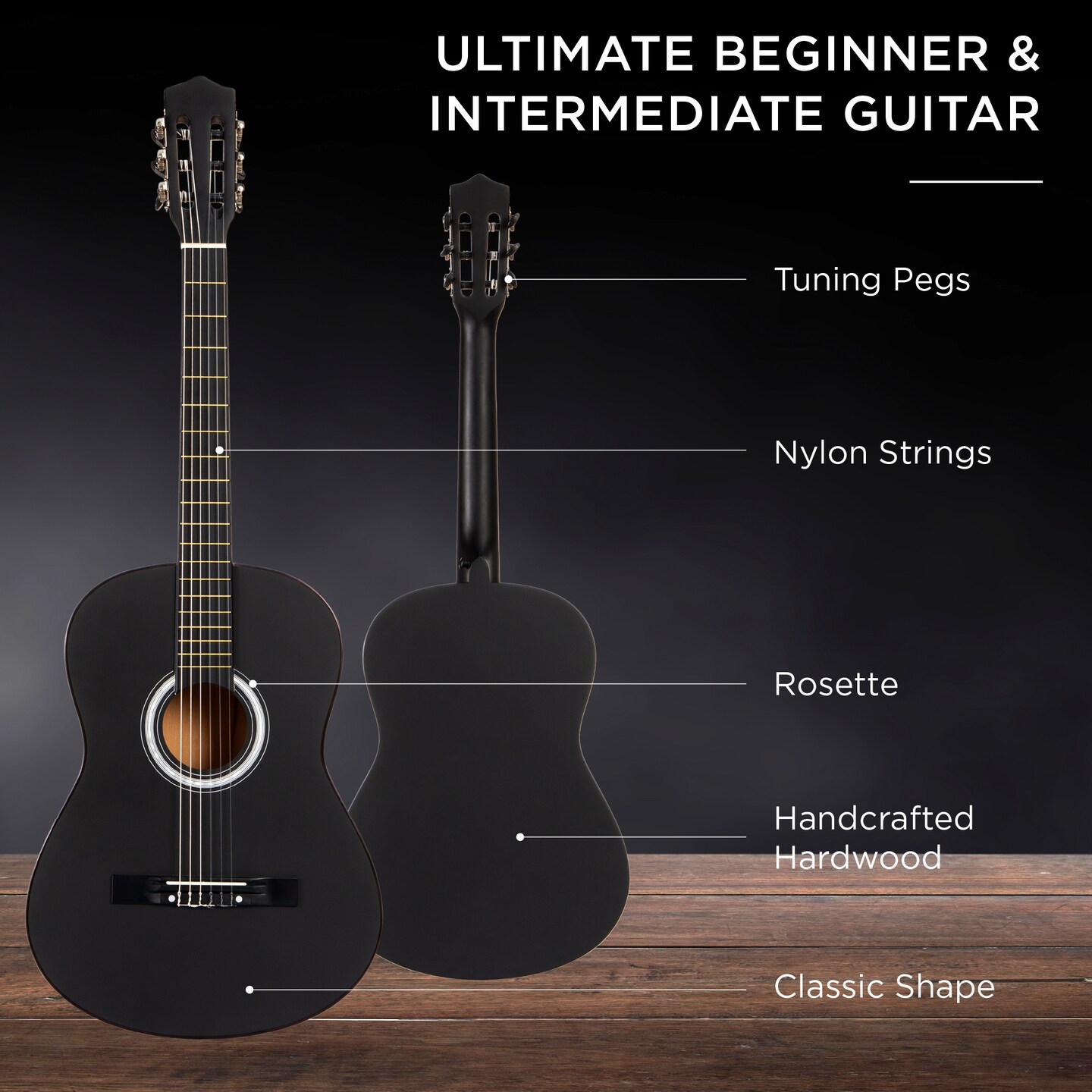 Best Choice Products 38in Beginner Acoustic Guitar Starter Kit w/ Gig Bag, Strap, Strings