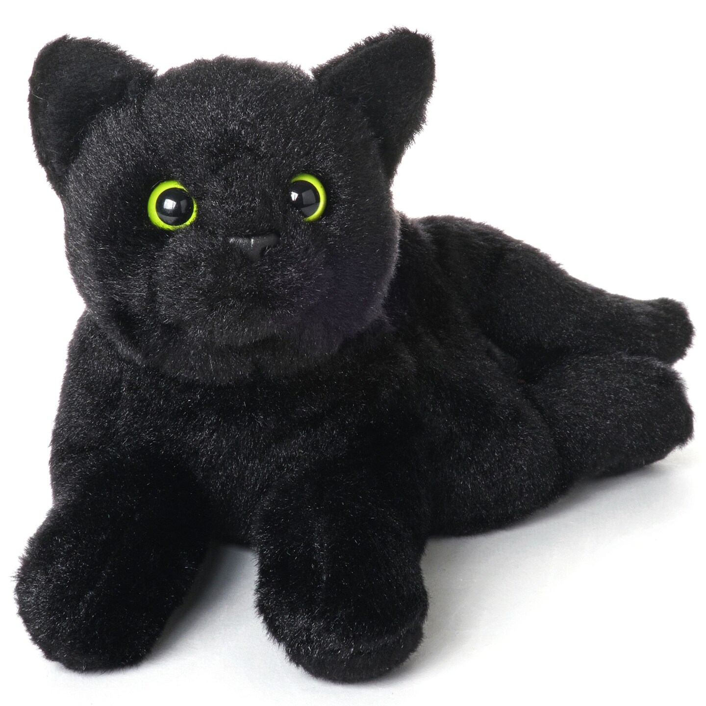 Bearington Collection Lil&#x27; Jinx Cat 8 In Stuffed Animals Black Cat Plush Toy - Stuffed Cats That Look Real - Plushies for Kids