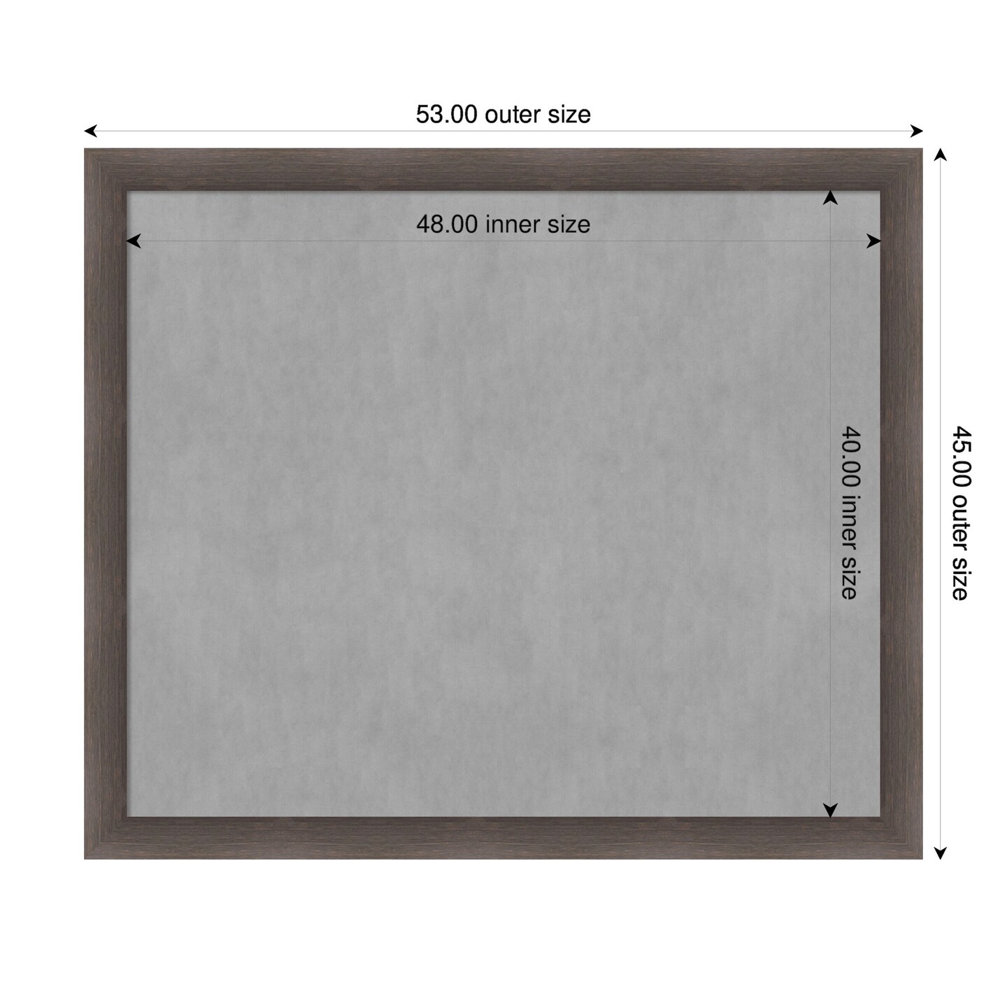 Hardwood Wood Framed Magnetic Board