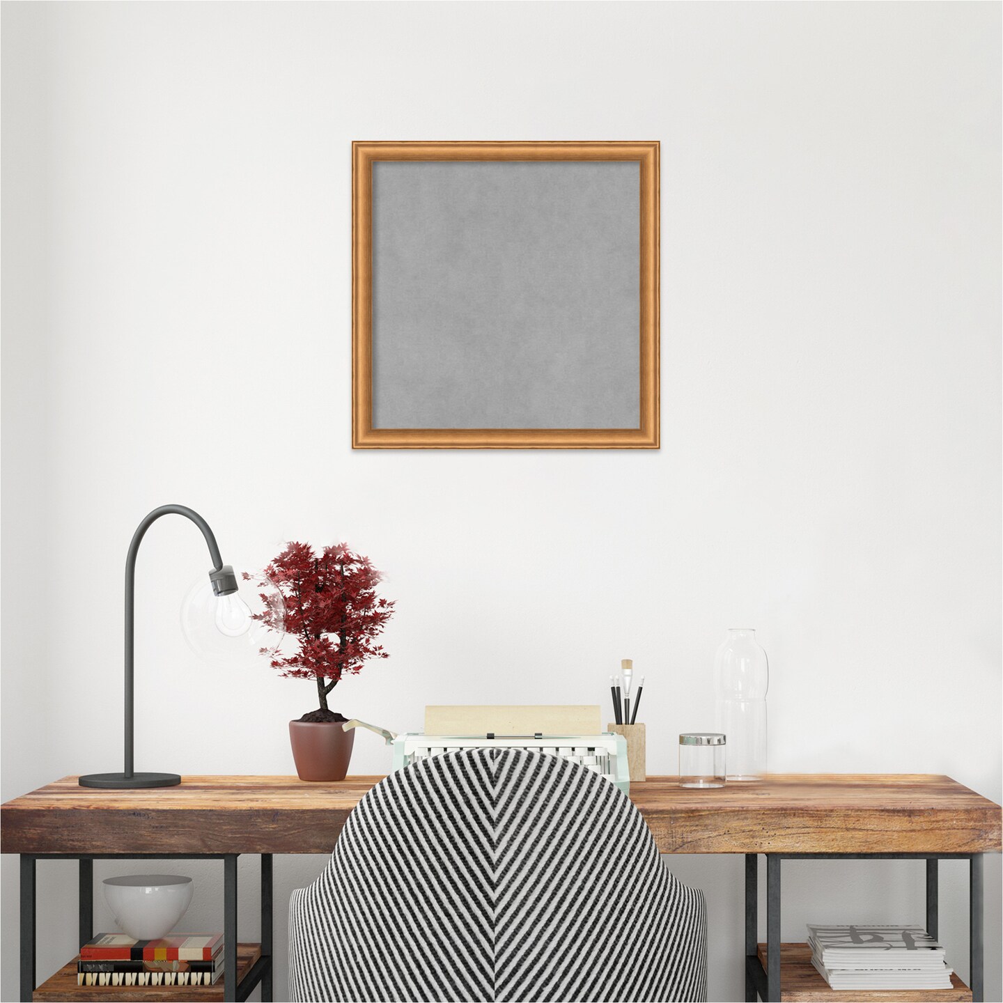 Salon Scoop Wood Framed Magnetic Board