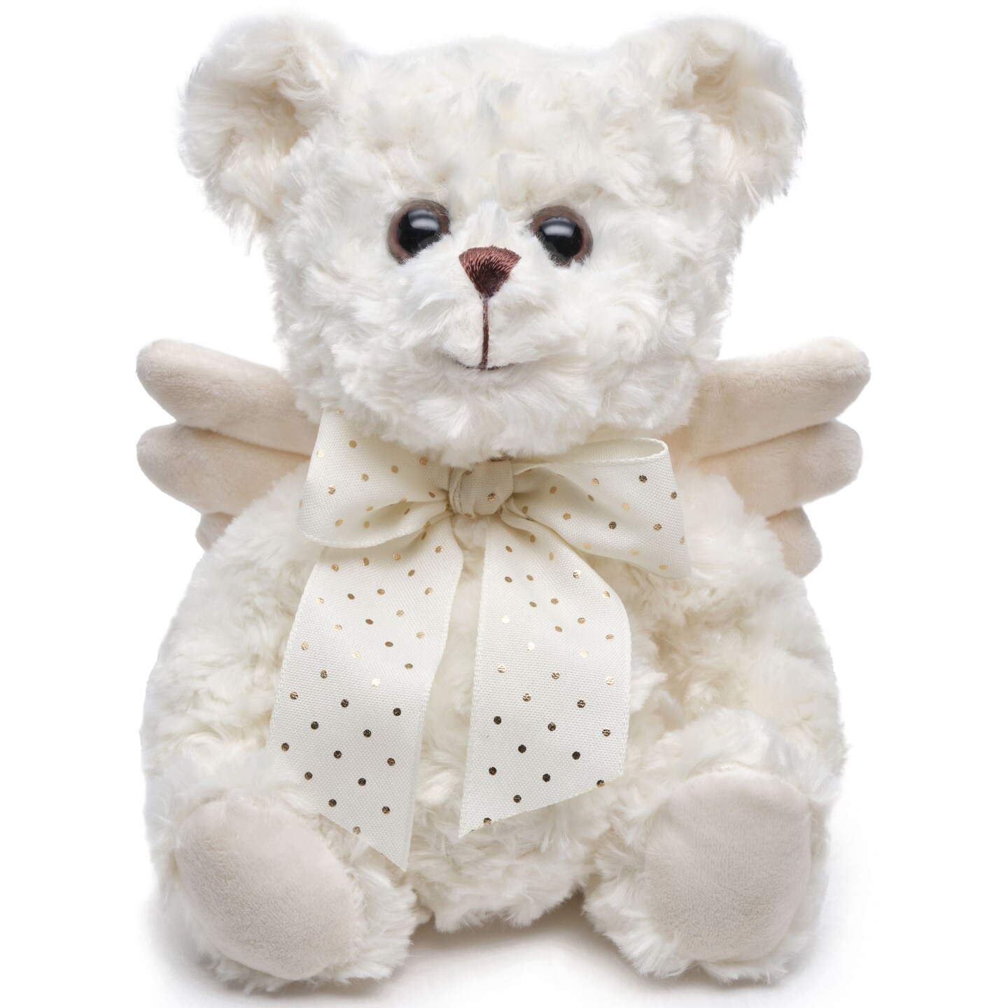 Bearington Peace, 12 Inch Teddy Bear Angel Stuffed Animal, Makes a Great Guardian Angel Gift for Christening, Bereavement, Memory, Sympathy, For Ages 3-14