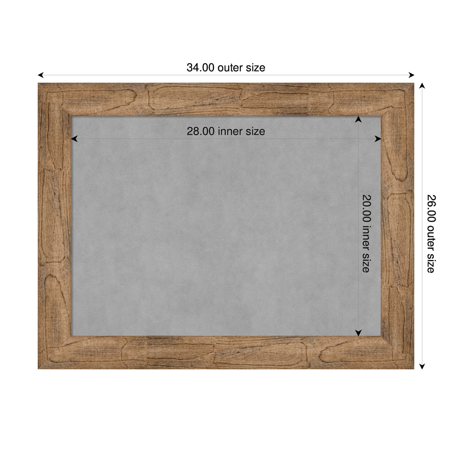 Owl Brown Wood Framed Magnetic Board