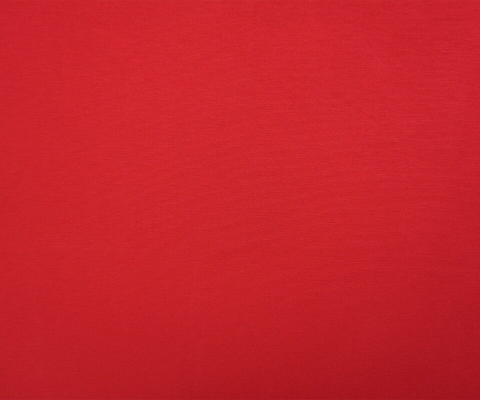 Red Nylon Blend Stretch Solid Ponte De Roma Double Knit Fabric By the Yard