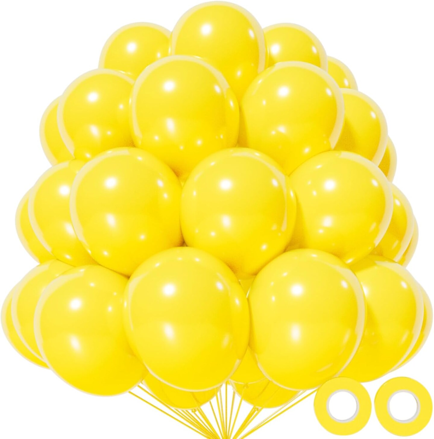 Yellow Balloon 12 Inch, 110pcs Latex Party Balloons(B07-yellow)12.5 x 9.25 x 0.6 inches