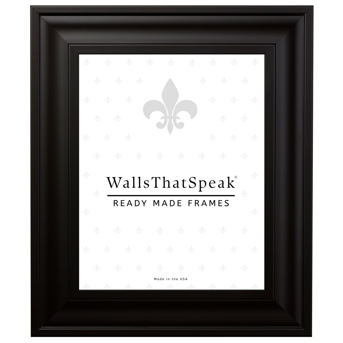 11x15 Picture Frame, Upscale 2 Inch MDF Moulding, Wall Display Frame for Art, Posters, or Photos by wallsthatspeak