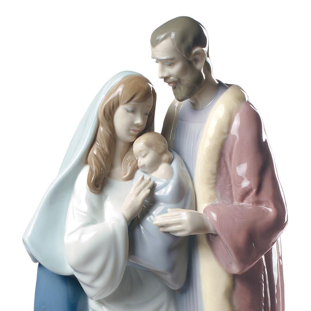 Lladro Blessed Family Holy Family Porcelain Nativity Figurine