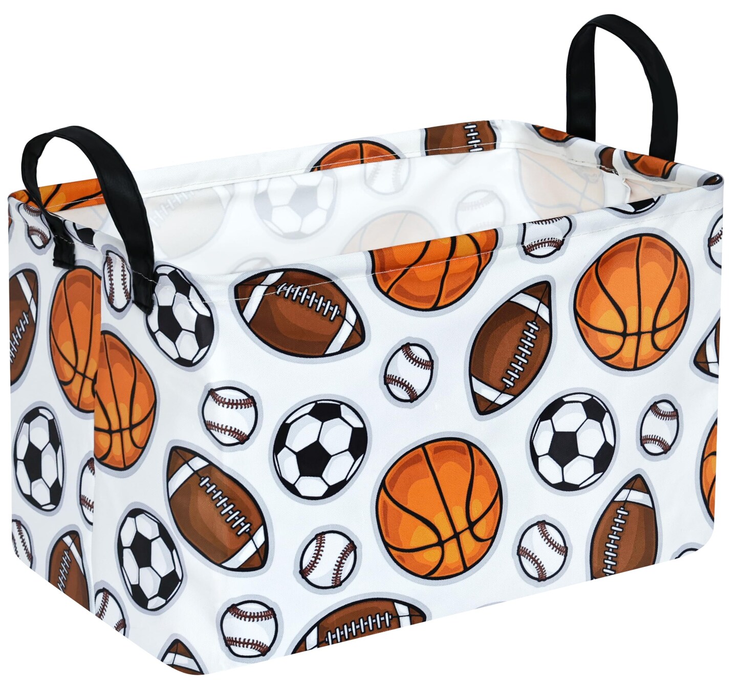 Rectangle Boys and Girls Storage Basket Storage Bin Baby Laundry Basket Laundry Hamper Storage Basket Fabric Organization Basket Toy Box Nursery Hamper for Clothes Toys Gift Basket With Handle