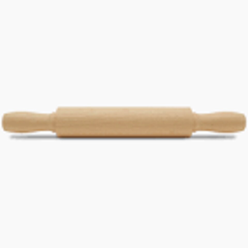 Wooden Rolling Pins 7" – 10 Pack for Kids Crafts, Baking Projects & Classroom Activities