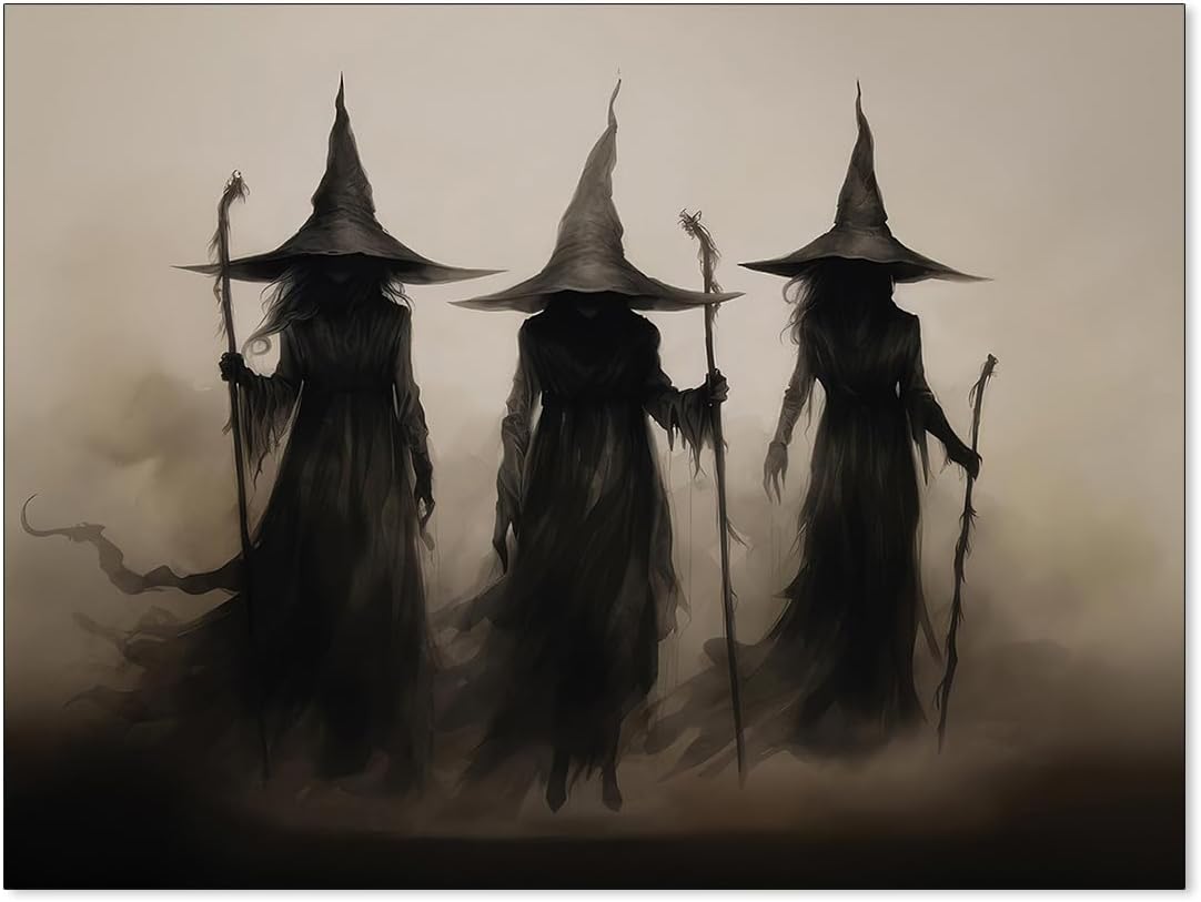 Creepy Witchy Wall Art