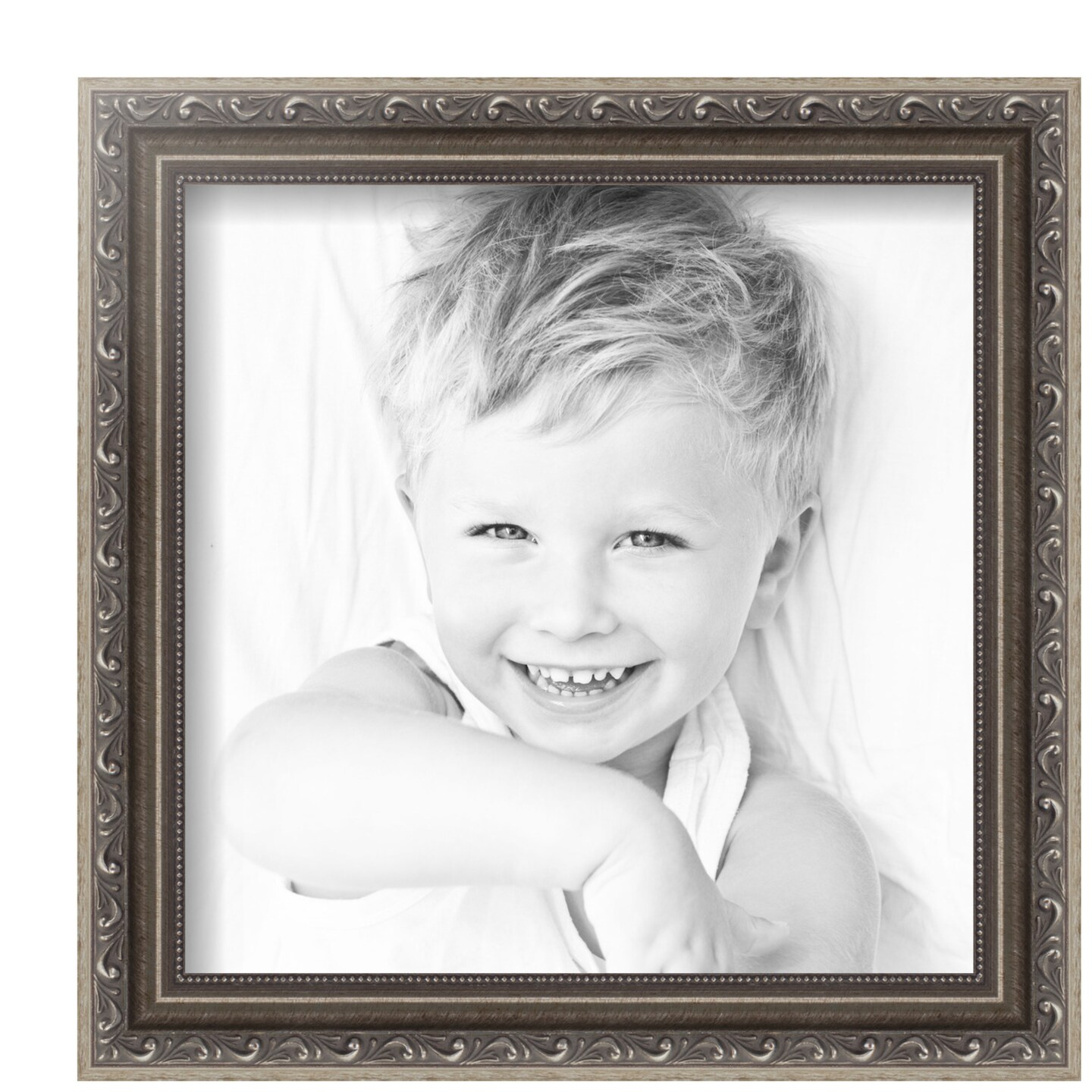 ArtToFrames 10x10 Inch Picture Frame, This 1.25 Inch Custom Wood Poster Frame is Available in Multiple Colors, Great for Your Art or Photos - Comes with Regular Glass and Corrugated Backing (A40GB)