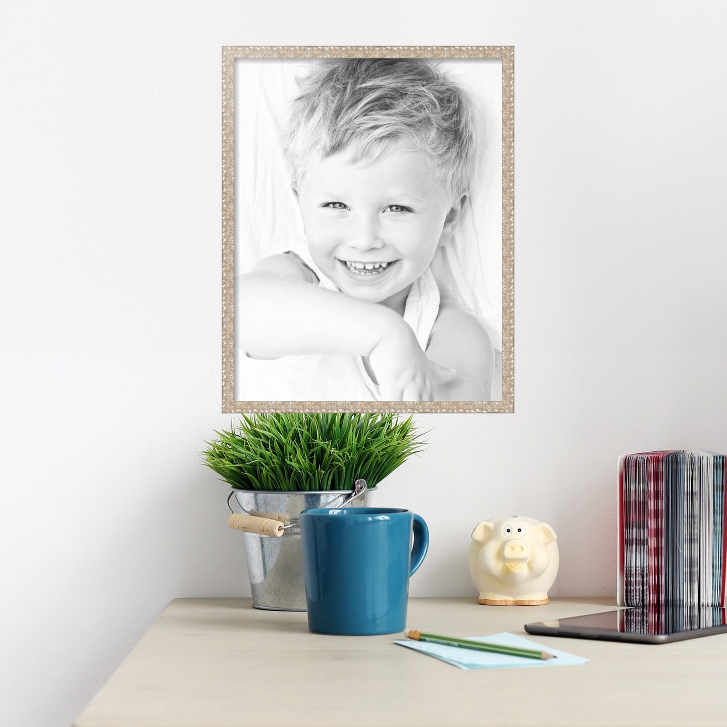 ArtToFrames 22x28 Inch Picture Frame, This 1.00 Inch Custom Wood Poster Frame is Available in Multiple Colors, Great for Your Art or Photos - Comes with Economy Acrylic and Corrugated Backing (A72QF)