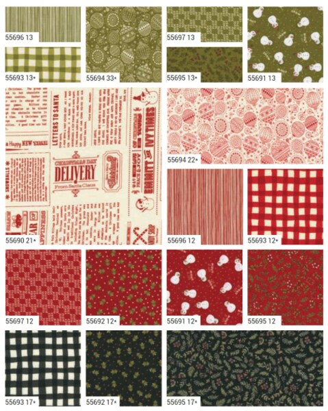 Emmitt and Ivy Fat Eighth Bundle by Sweetwater for Moda (55690F8)