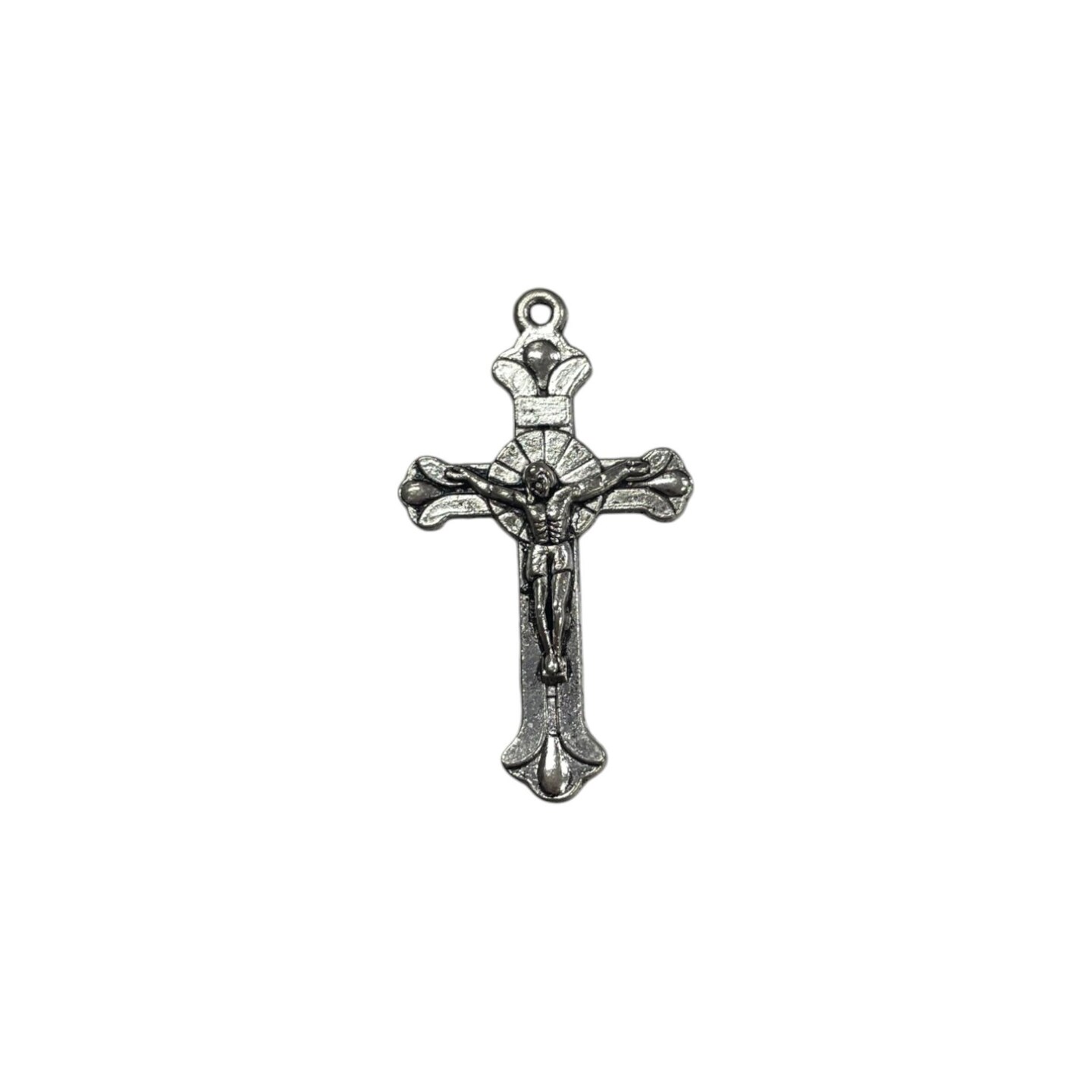Silver Pewter Crucifix Pendant Charm MakerPlace by Michaels