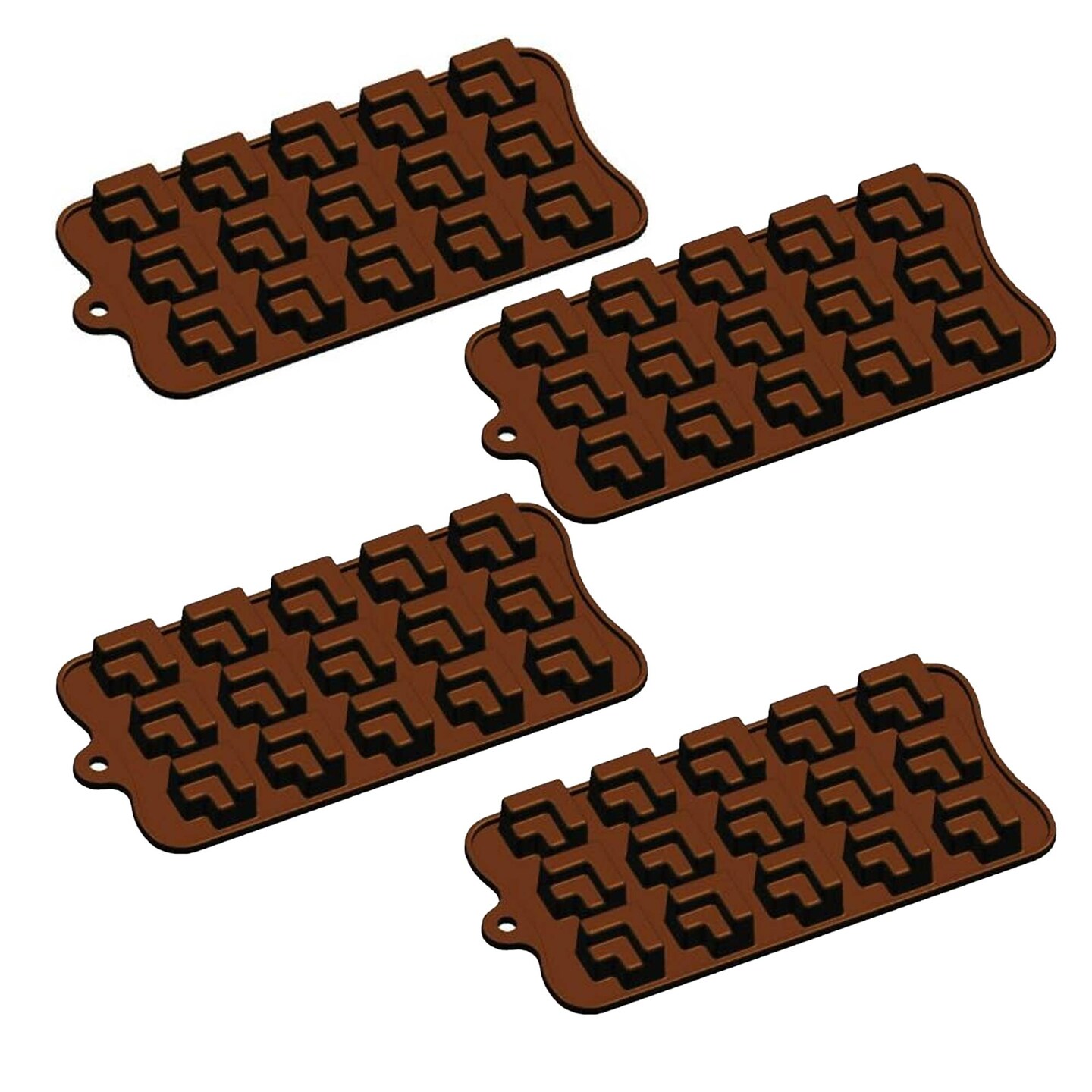 Partitioned Cube Silicone Candy Mold