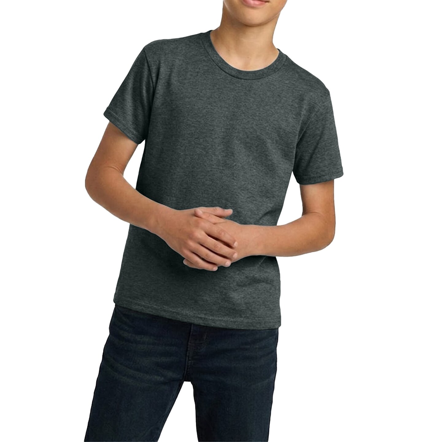 Gildan Youth Heavy Cotton T-Shirt, Plain Short Sleeve Craft & Print Ready