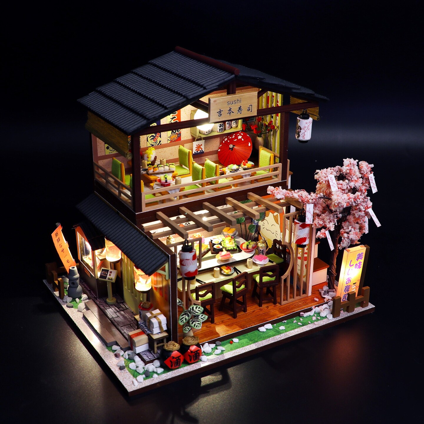 DIY Miniature House Kit - Sushi House
