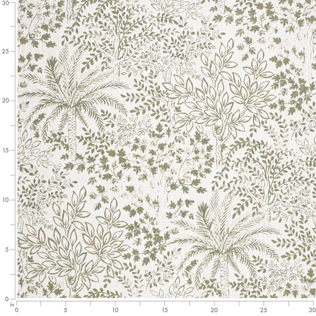 Palm - Green Leaves,Tropical & Botanical Upholstery Fabric 54 Inches"
