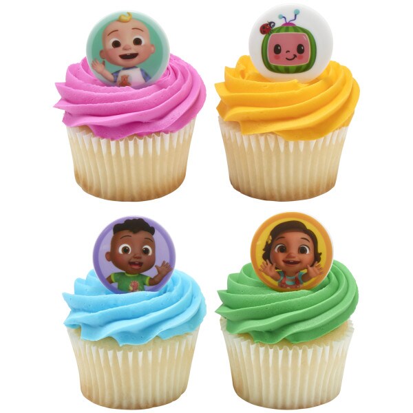 CoComelon&#x2122; and Friends Cupcake Rings 12ct