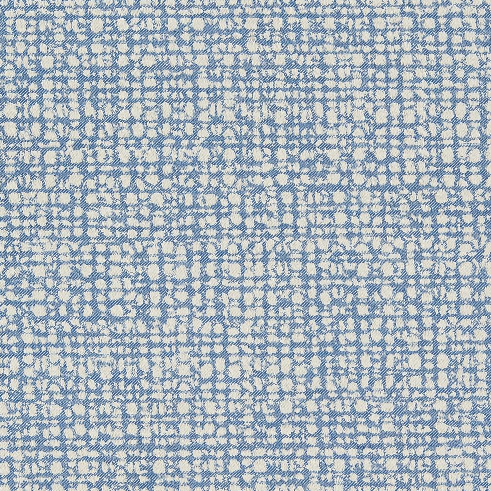 Crosshatch/Sapphire - Blue Small Scale Upholstery Fabric 54 Inches"