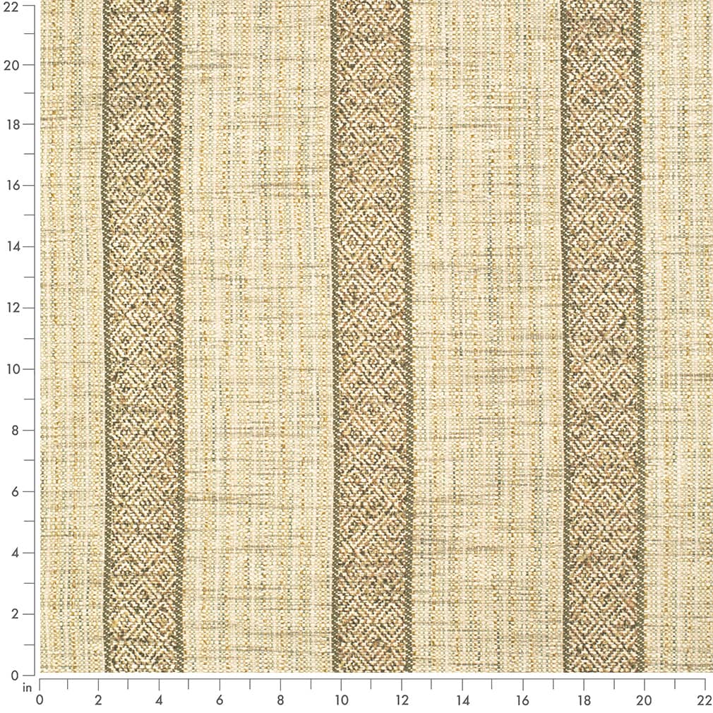 Upholstery Fabric - Green Stripe Upholstery Fabric 54 Inches"