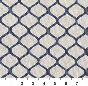 Upholstery Fabric - Blue Abstract & Geometric Upholstery Fabric 54 Inches"