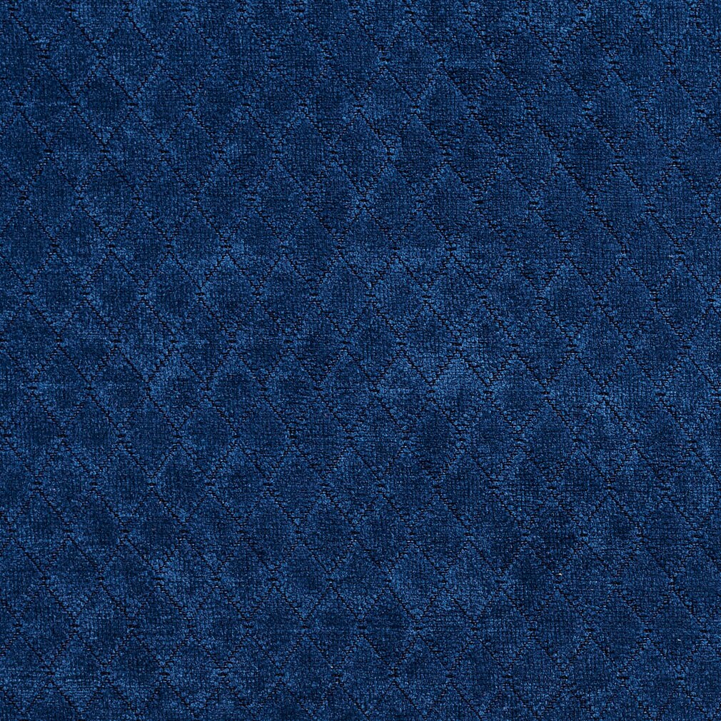 Royal - Blue Diamonds,Plain & Solid,Small Scale Upholstery Fabric 54 Inches"