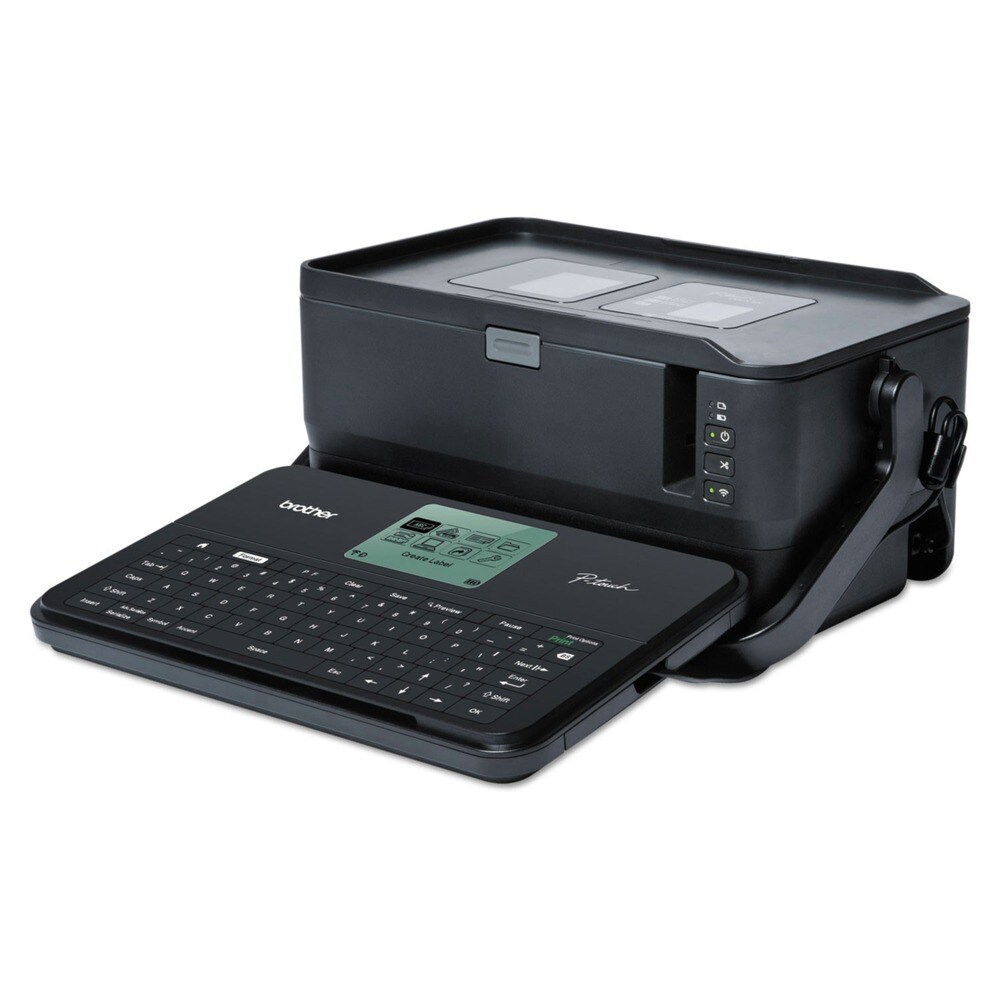 Brother P-Touch PT-D800W 12.25 in. x 7.5 in. x 6.12 in. 60 mm/s Print Speed Commercial/Lite Industrial Portable Label Maker
