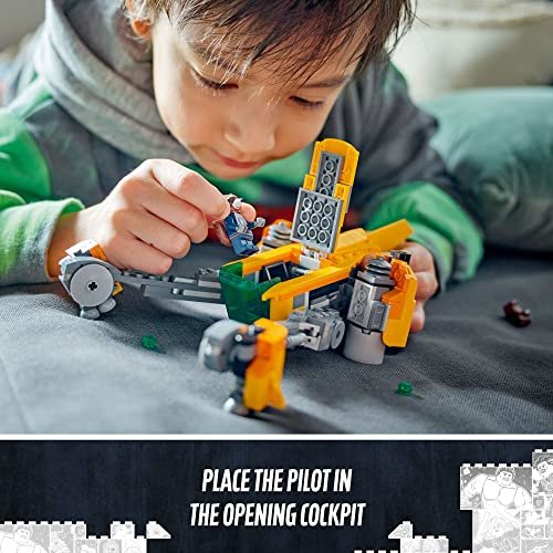 LEGO Marvel Baby Rocket&#x2019;s Ship 76254 from Guardians of the Galaxy 3 Featuring Rocket Raccoon Minifigures, Collectible Super Hero Buildable Spaceship Toy Gift for Kids Ages 8 and up