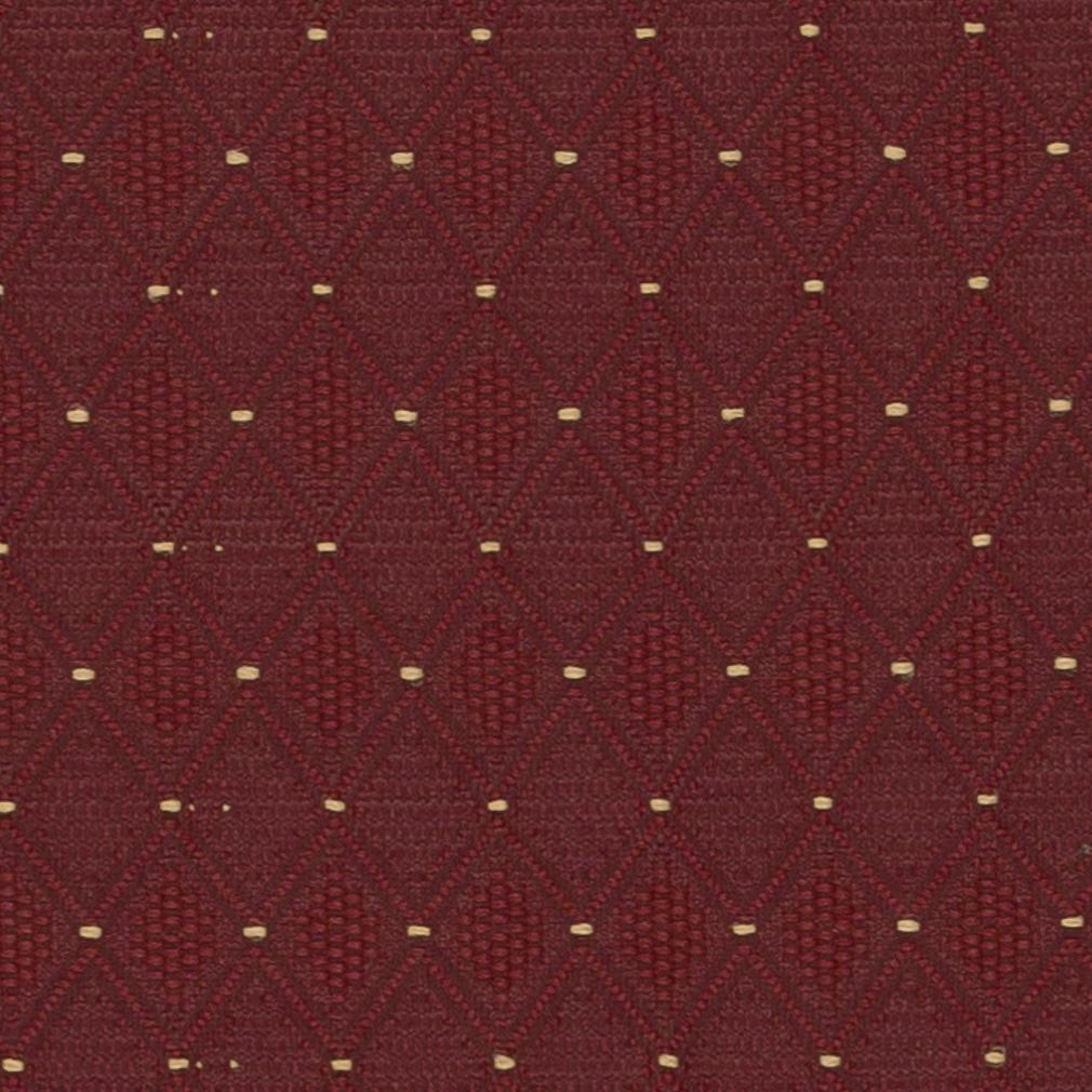 Berry - Red & Burgundy Diamonds,Small Scale Upholstery Fabric 54 Inches"