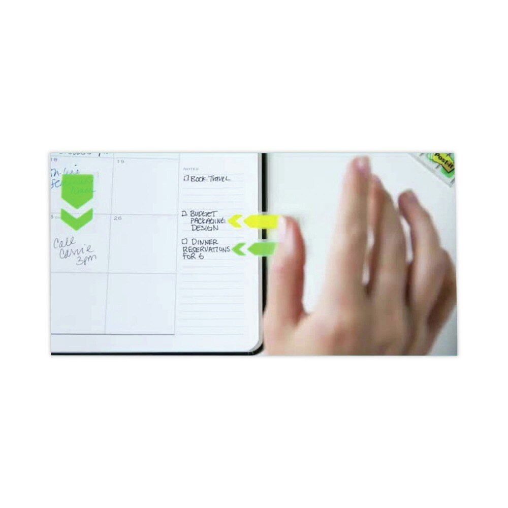 Post-it Flags Marking Page Flags in Dispensers - Green (600/Box)