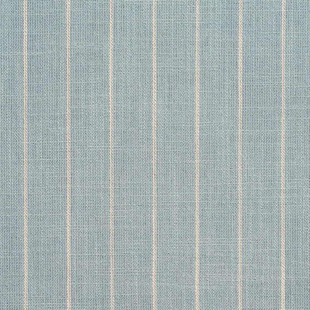 Cornflower Pinstripe - Blue Stripe Upholstery Fabric 54 Inches"
