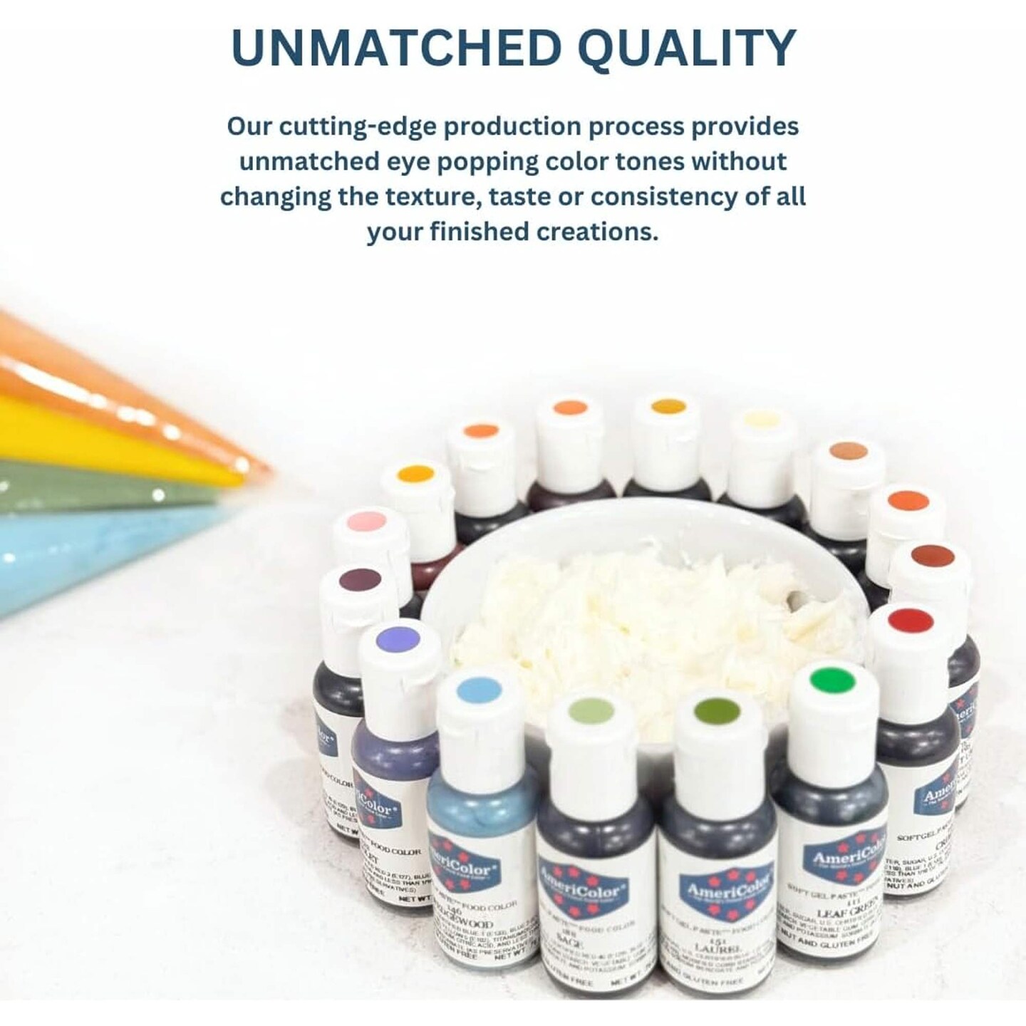 AmeriColor Royal Blue Soft Gel Paste Food Color Three Fourth Ounce Bottle