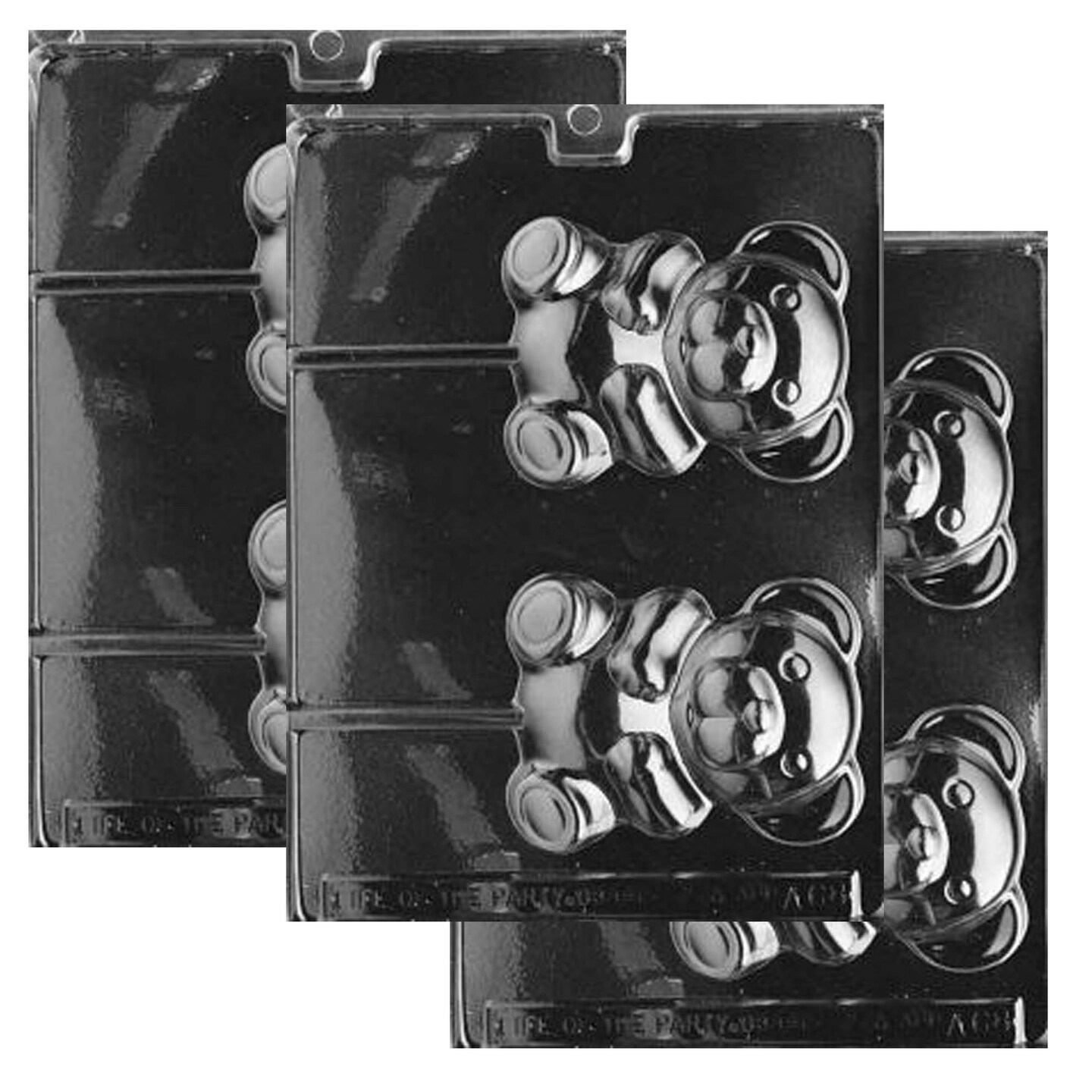 Teddy Bear Lolly Chocolate Mold