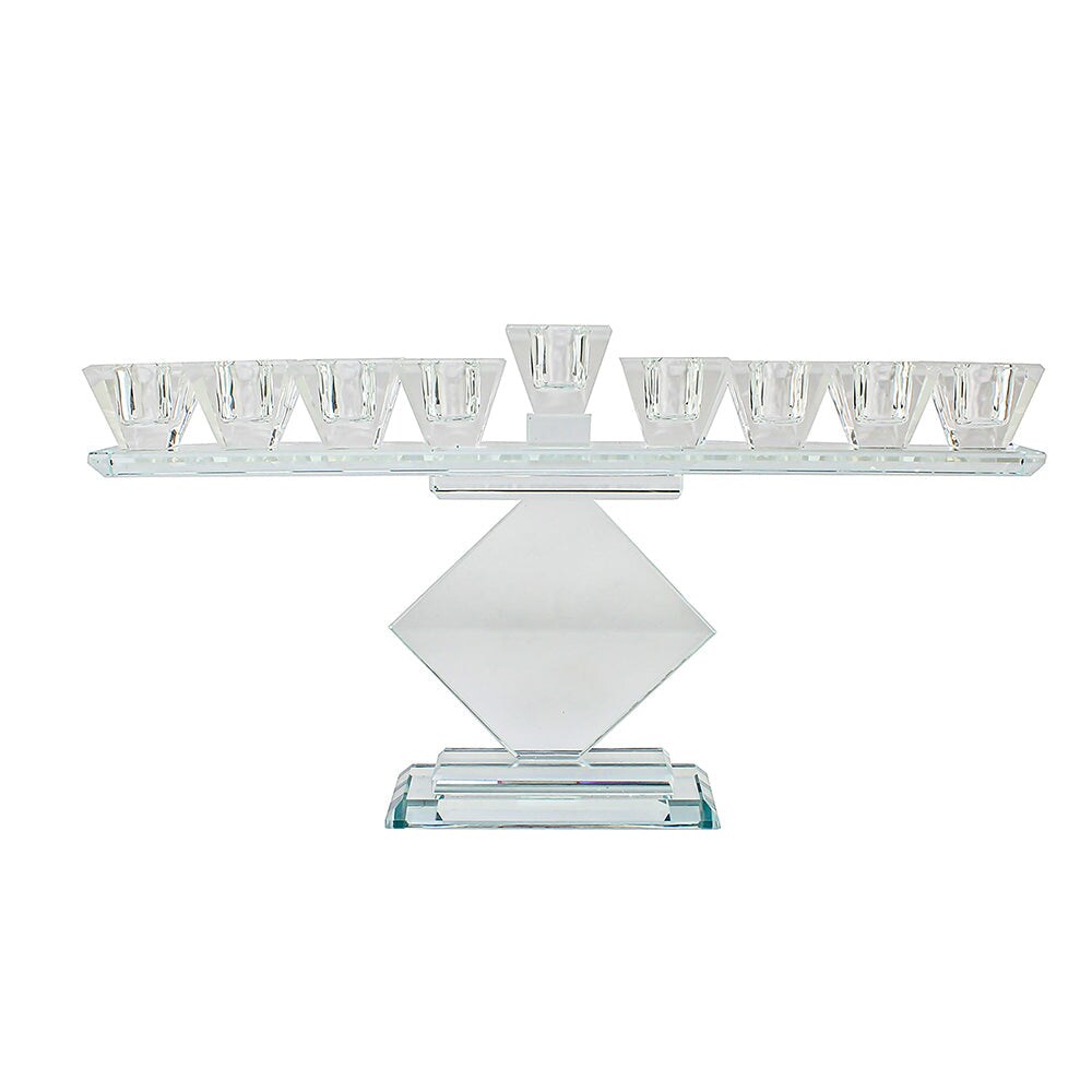 Classical Crystal Menorah By kinor Decor