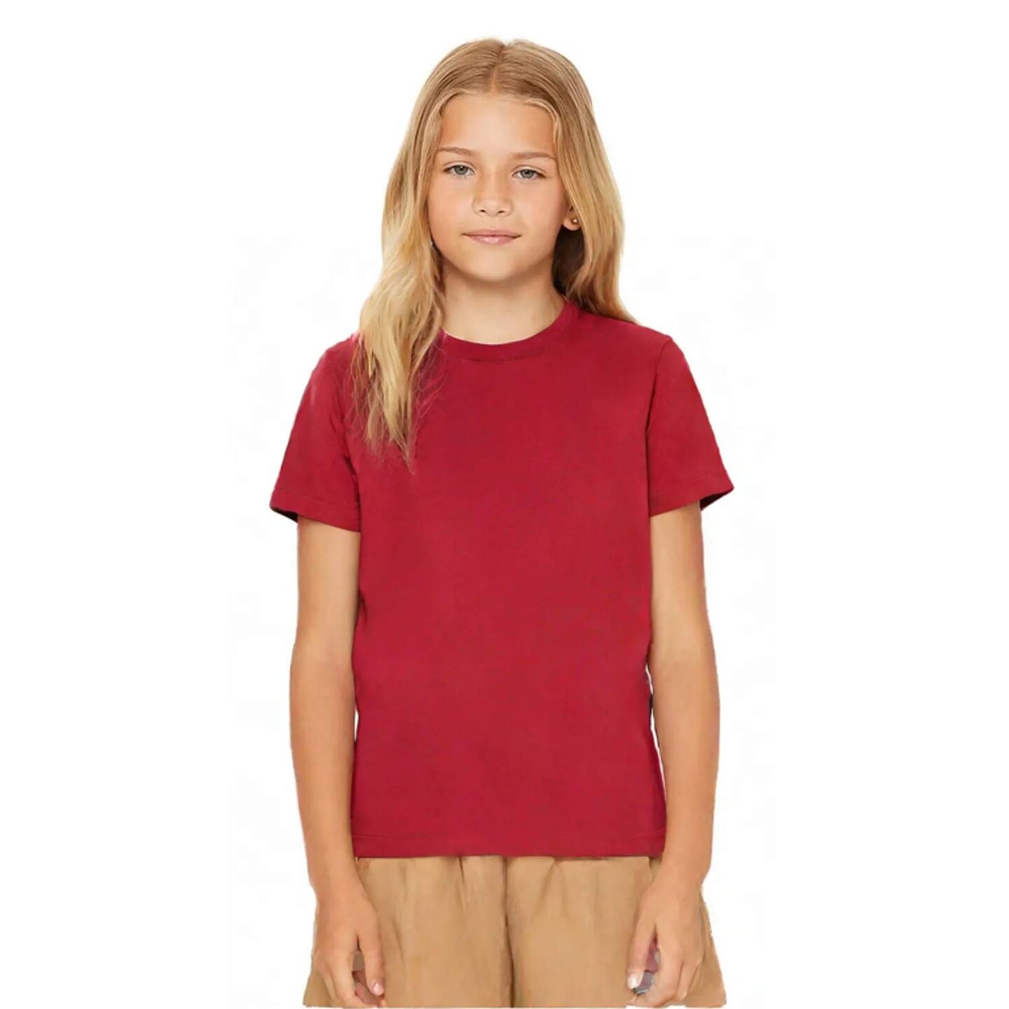 BELLA + CANVAS High Quality Youth Jersey Tee with Sustainable Airlume Cotton and Modern Retail Fit