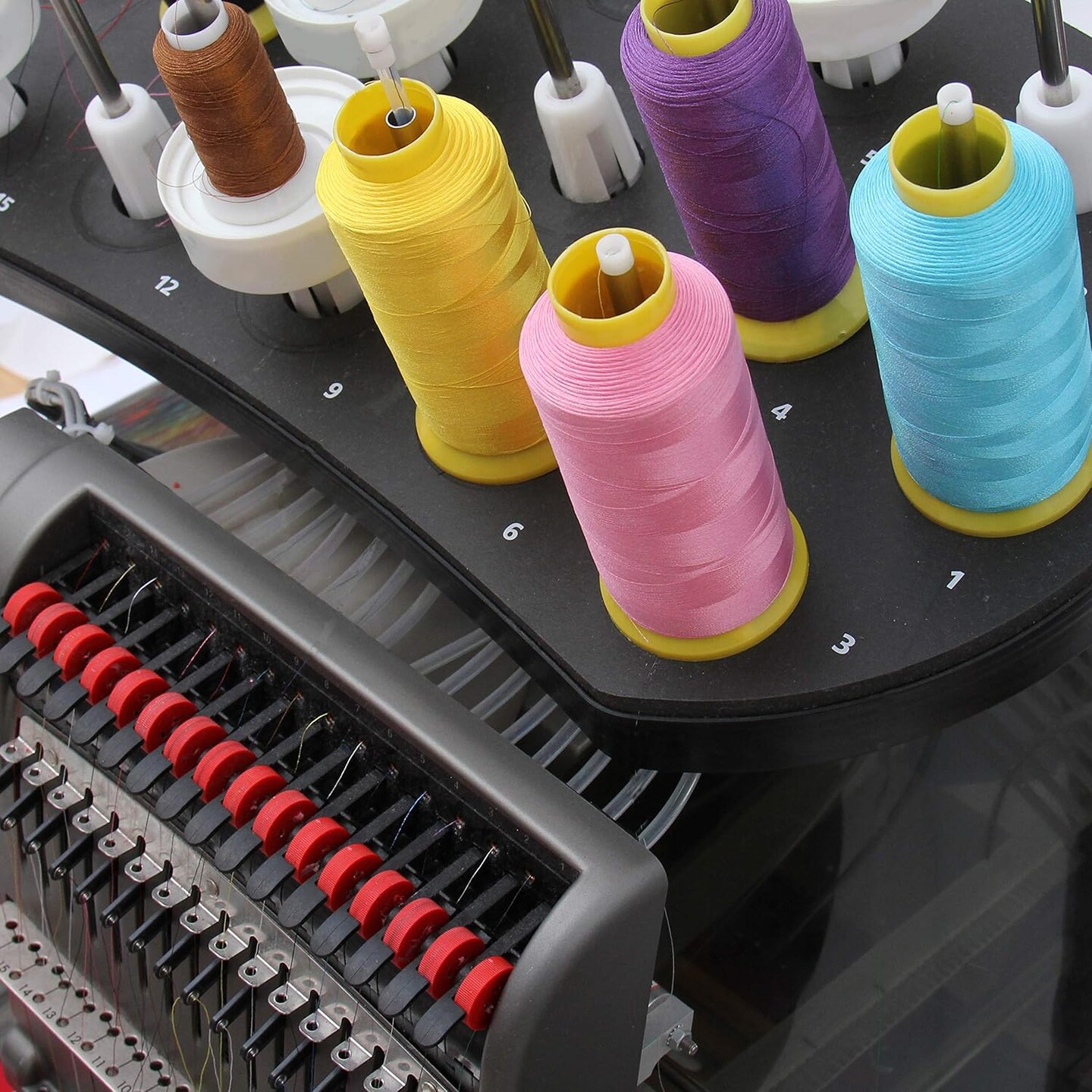 Threadart Polyester Machine Embroidery Thread By the Spool - 5000M - 40wt - Hundreds of Color Options
